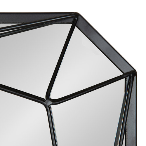 Everly Quinn Winfred Rectangle Metal Wall Mirror & Reviews Wayfair